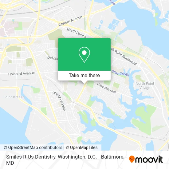 Smiles R Us Dentistry map