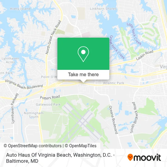 Auto Haus Of Virginia Beach map