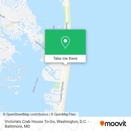 Victoria's Crab House To-Go map