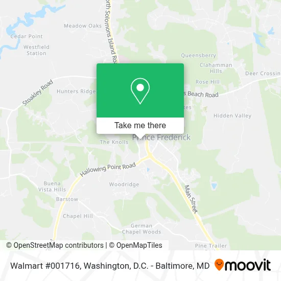 Walmart #001716 map