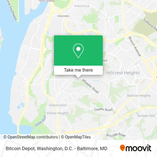 Bitcoin Depot map