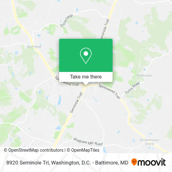 8920 Seminole Trl map