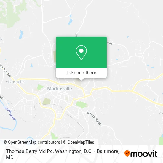 Thomas Berry Md Pc map