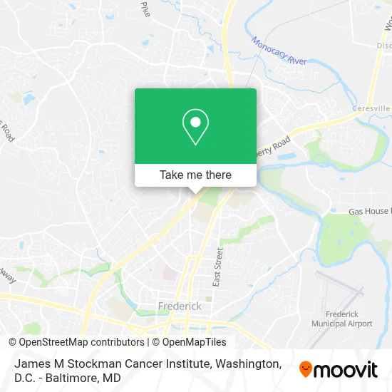 James M Stockman Cancer Institute map