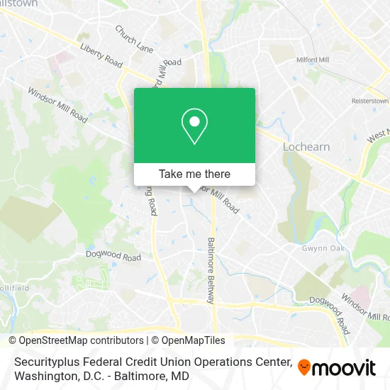 Securityplus Federal Credit Union Operations Center map
