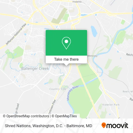 Shred Nations map