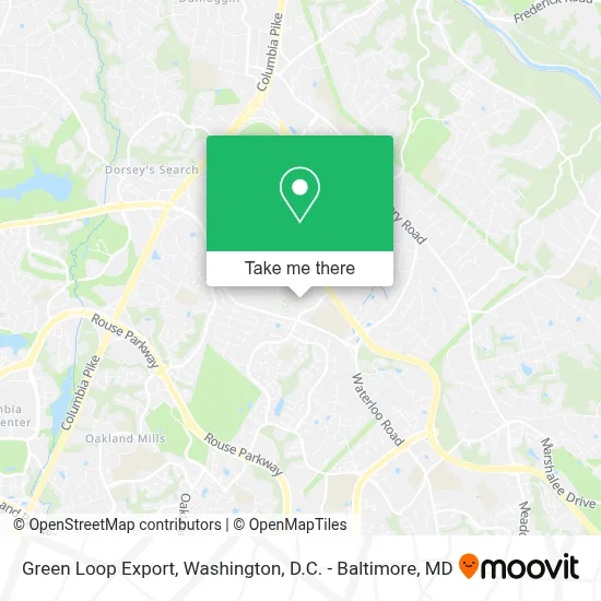 Green Loop Export map