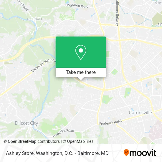 Ashley Store map