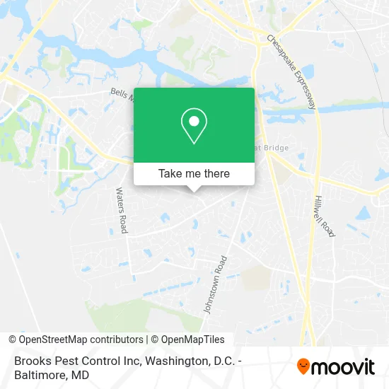 Brooks Pest Control Inc map