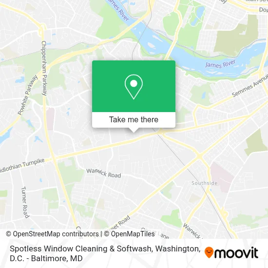 Spotless Window Cleaning & Softwash map
