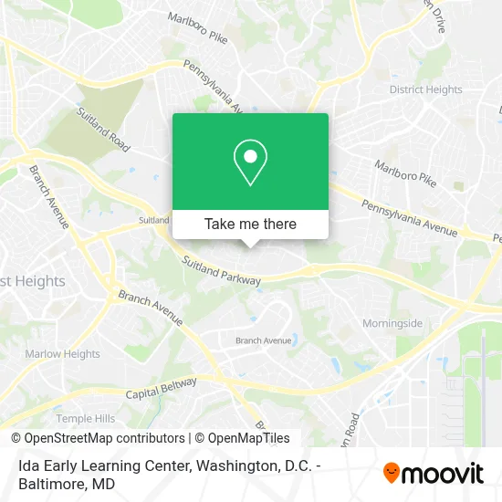 Ida Early Learning Center map