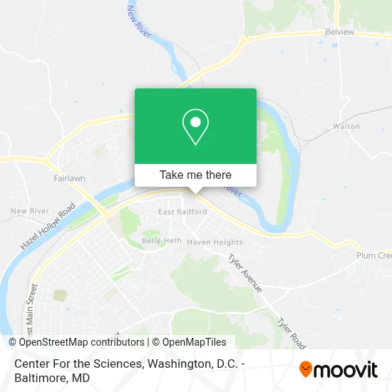 Center For the Sciences map