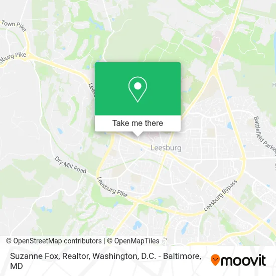 Suzanne Fox, Realtor map