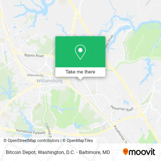 Bitcoin Depot map
