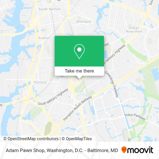 Adam Pawn Shop map