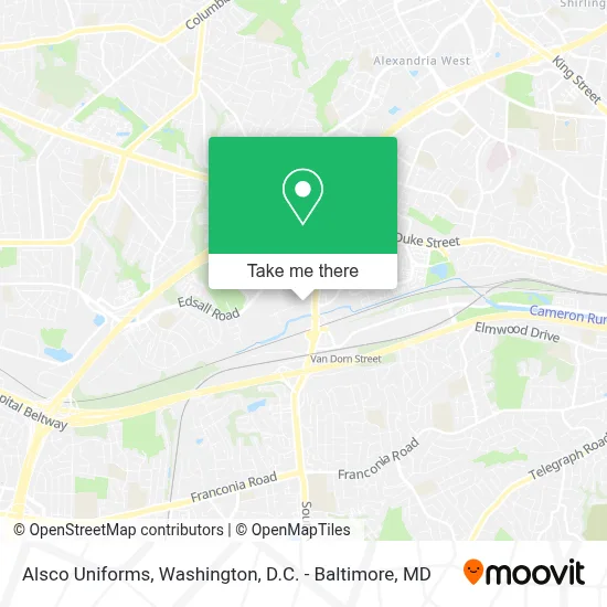 Alsco Uniforms map