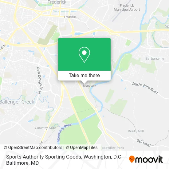Sports Authority Sporting Goods map