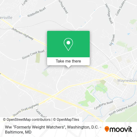 Ww "Formerly Weight Watchers" map