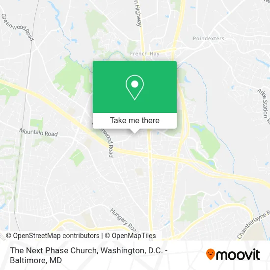The Next Phase Church map