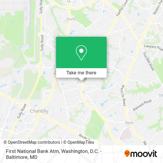 First National Bank Atm map