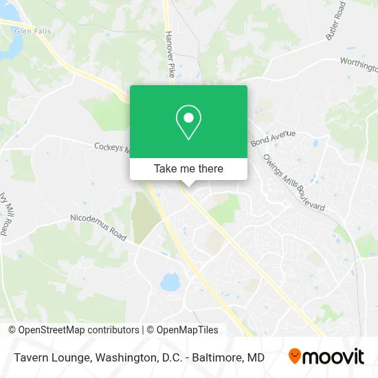 Tavern Lounge map