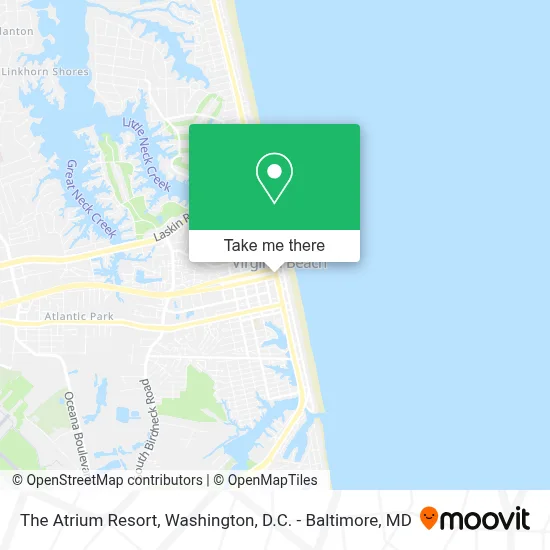 The Atrium Resort map