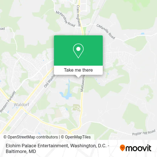 Elohim Palace Entertainment map