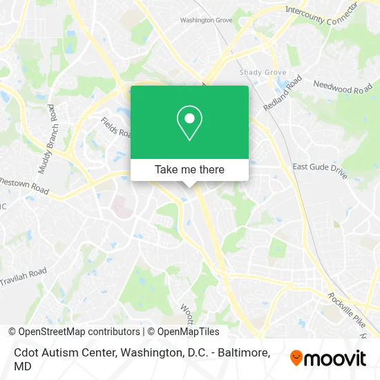 Cdot Autism Center map