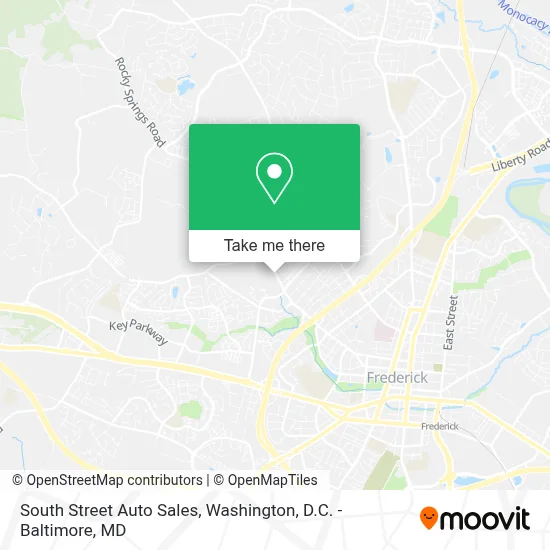 South Street Auto Sales map