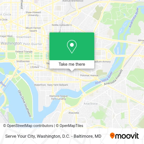 Serve Your City map