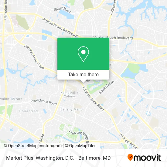 Market Plus map