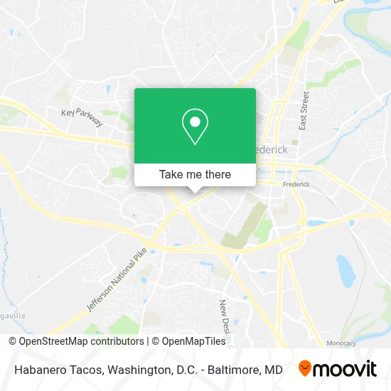 Habanero Tacos map