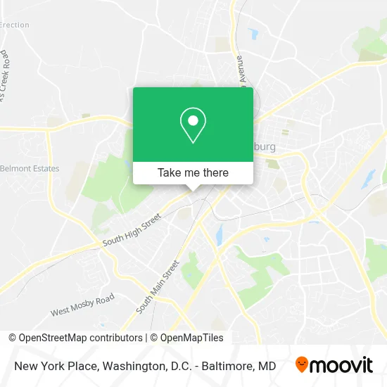 New York Place map