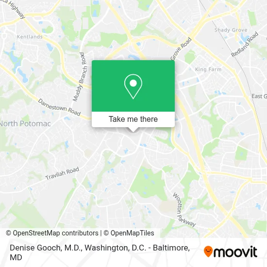 Denise Gooch, M.D. map