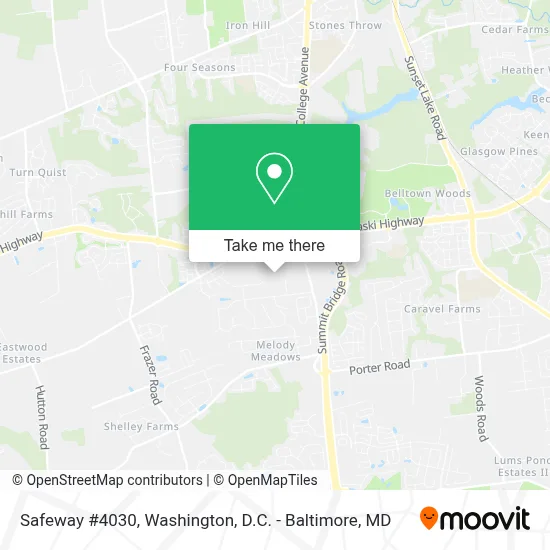 Safeway #4030 map