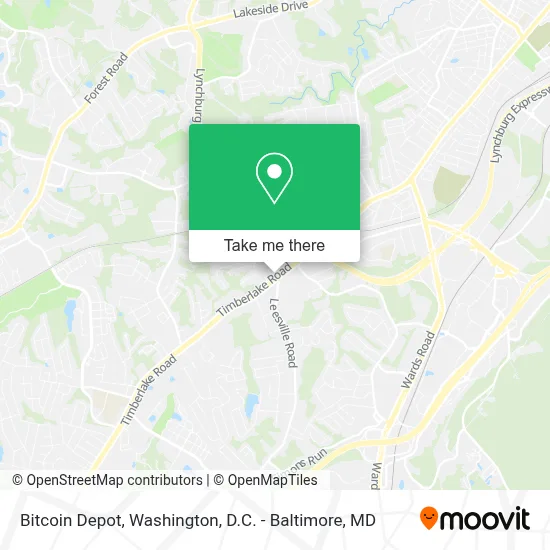 Bitcoin Depot map