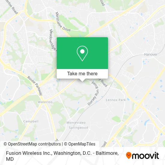 Fusion Wireless Inc. map
