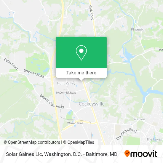 Solar Gaines Llc map