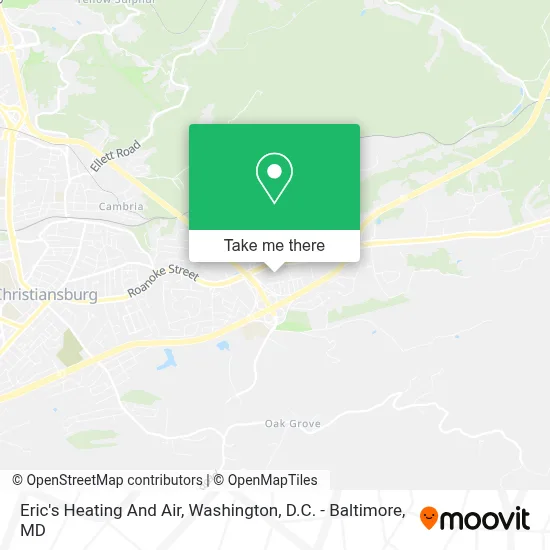 Eric's Heating And Air map