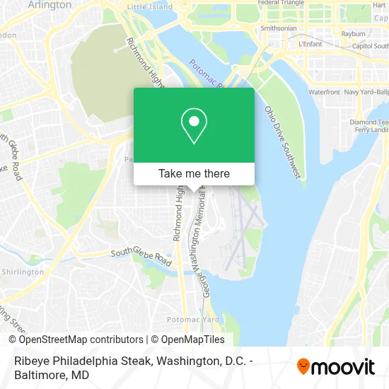 Ribeye Philadelphia Steak map