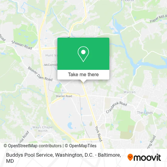Buddys Pool Service map