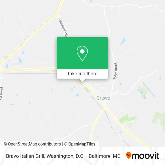 Bravo Italian Grill map