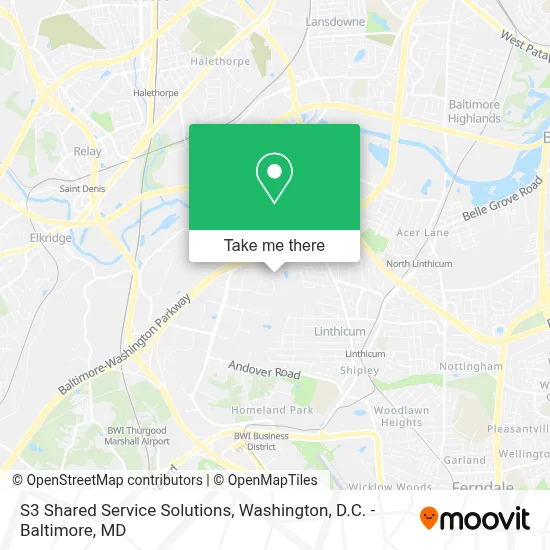 S3 Shared Service Solutions map