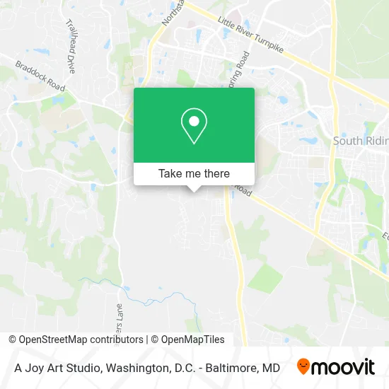 A Joy Art Studio map