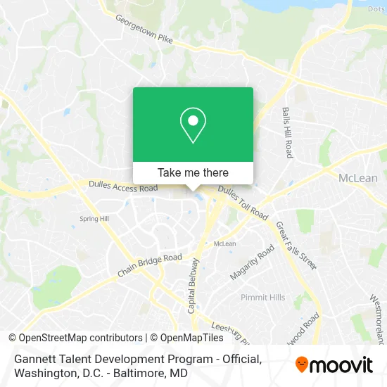 Gannett Talent Development Program - Official map