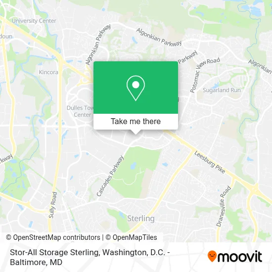 Stor-All Storage Sterling map
