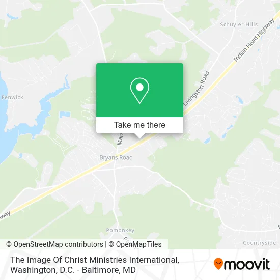 The Image Of Christ Ministries International map