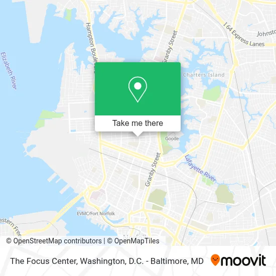 The Focus Center map