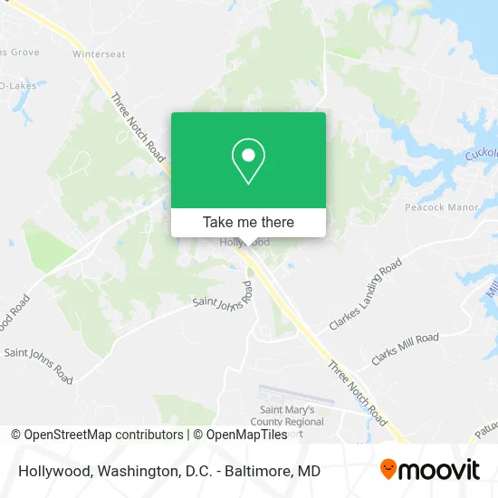 Hollywood map