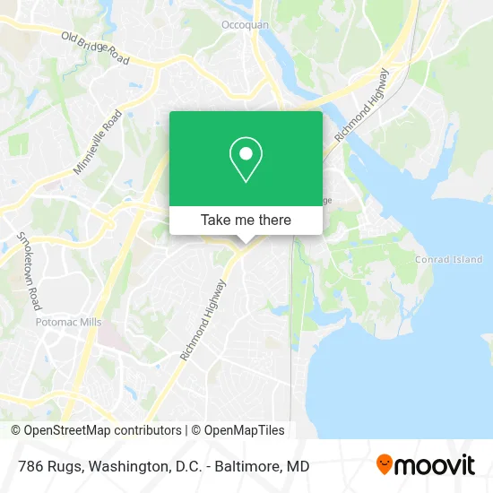 786 Rugs map